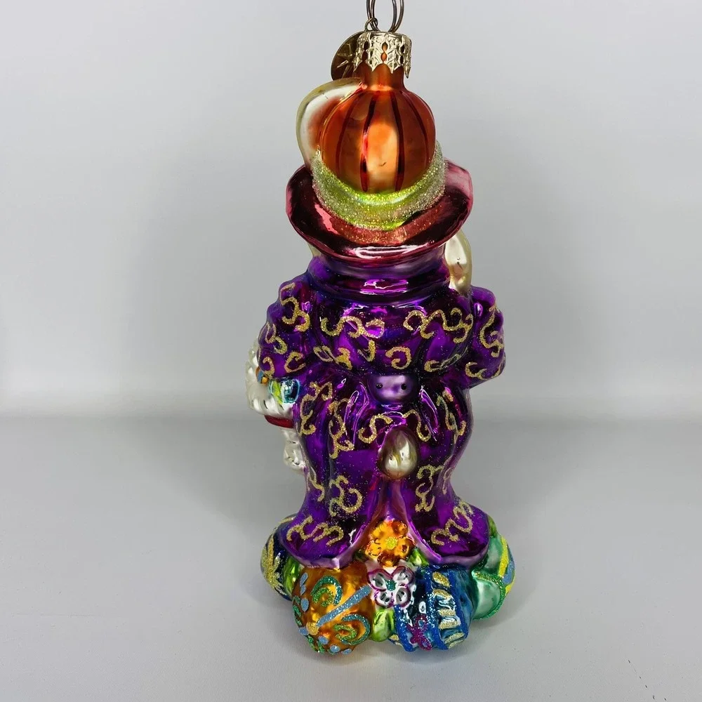 Christopher Radko Ornament DAPPER HARE JR. Spring Easter Blown Glass‎ 6.5